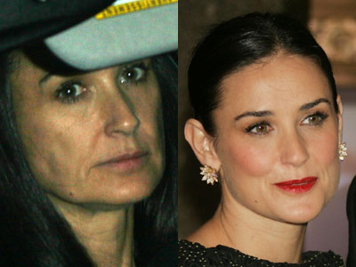 demi moore raises doubts about plastic surgery