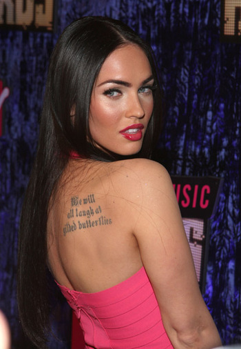 megan fox tattoos meaning. megan fox tattoos meaning.