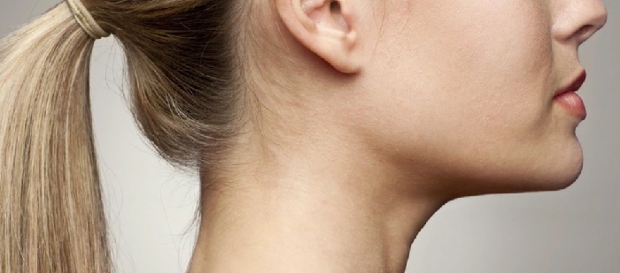 Ideally contoured neck.