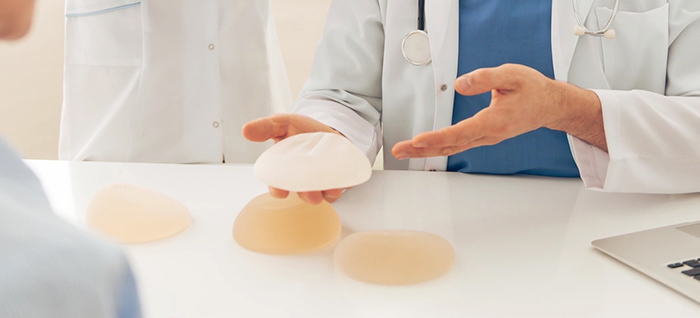 Breast augmentation revision.