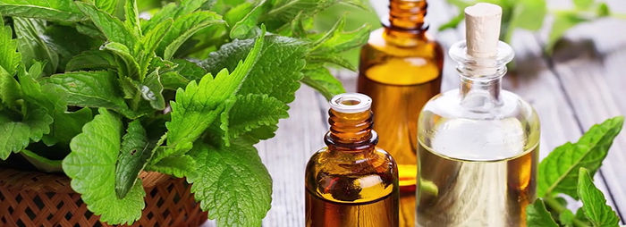 Using essential oils to fight nausea.