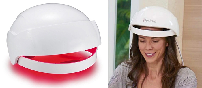 Laser helmet for hair loss.