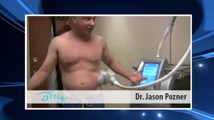 Dr. Pozner tries CoolSculpting on himself.