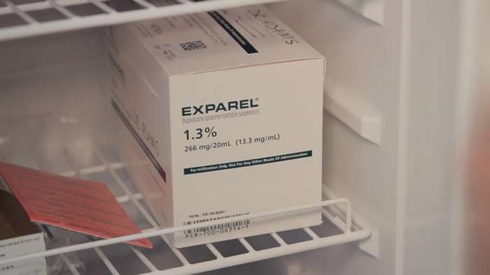 A faster recovery with Exparel.