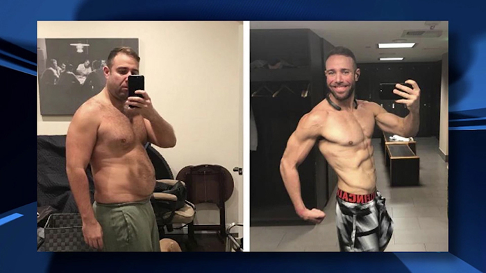 Body transformation - ripped.