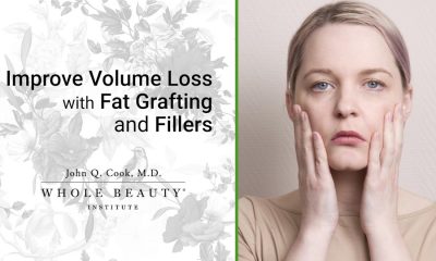 Counteract facial volume loss with fat, fillers, or both.