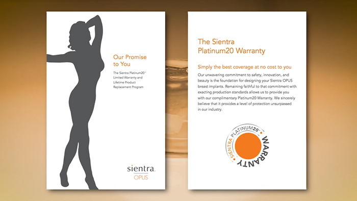 Sientra breast implant warranty.