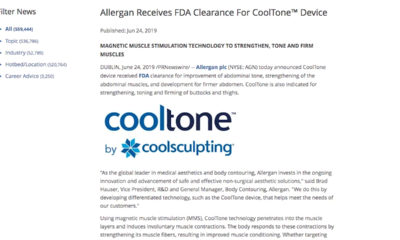 No Spin Live Episode 70 - Allergan's Newly Approved CoolTone